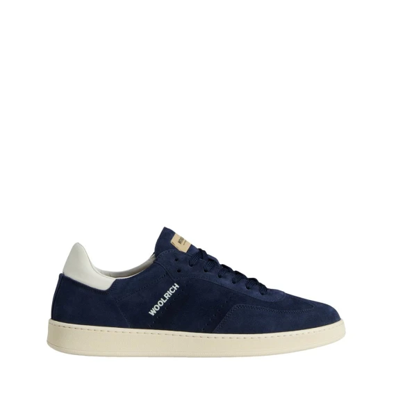 Sneakers Woolrich 10000 in camoscio blu