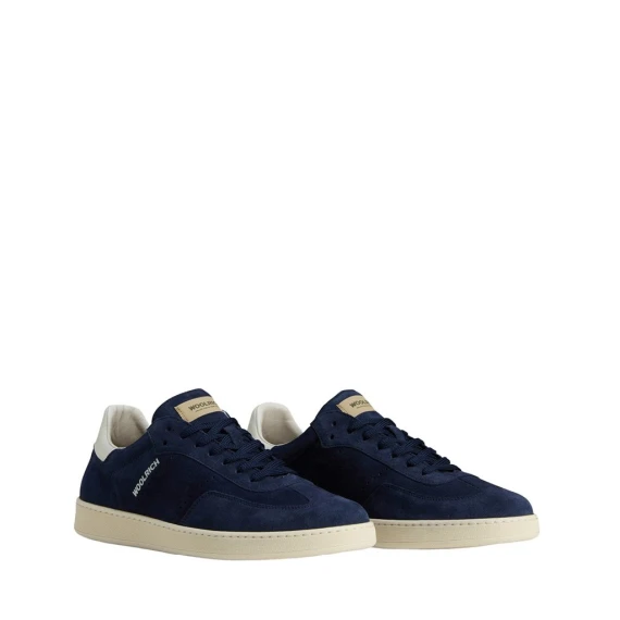 Sneakers Woolrich 10000 in camoscio blu