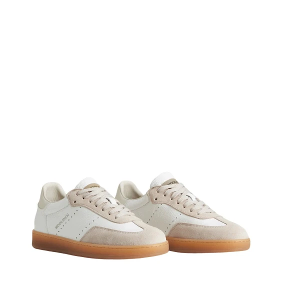Sneakers Woolrich 2420 in pelle bianco