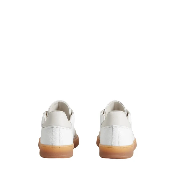 Sneakers Woolrich 2420 in pelle bianco
